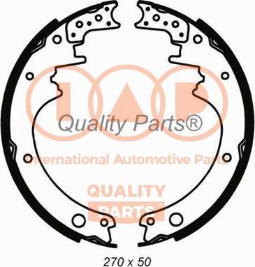 IAP QUALITY PARTS 705-13010 - Комплект тормозных колодок, барабанные autospares.lv