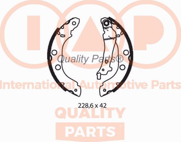 IAP QUALITY PARTS 705-13082 - Комплект тормозных колодок, барабанные autospares.lv