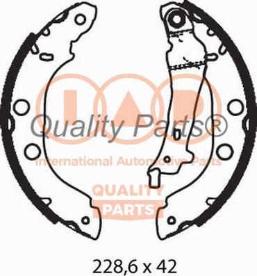 IAP QUALITY PARTS 705-13082 - Комплект тормозных колодок, барабанные autospares.lv