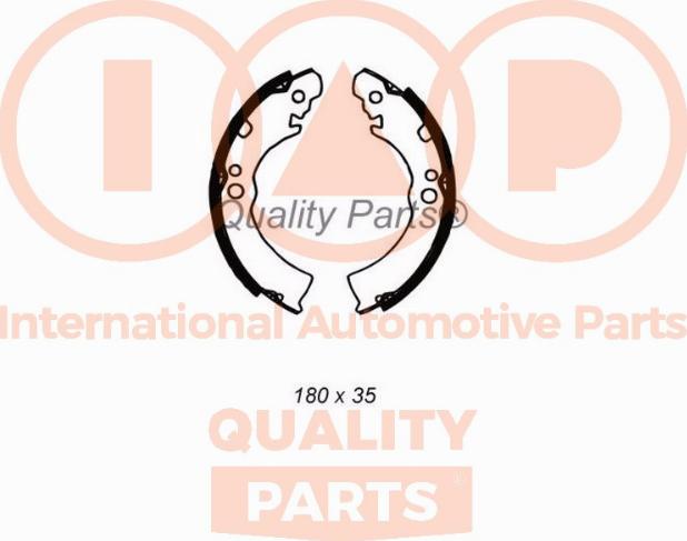 IAP QUALITY PARTS 705-13077 - Комплект тормозных колодок, барабанные autospares.lv