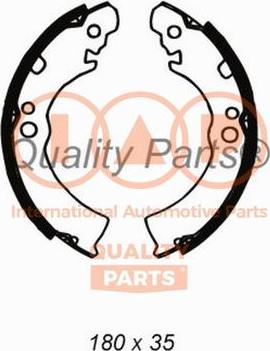 IAP QUALITY PARTS 705-13077 - Комплект тормозных колодок, барабанные autospares.lv