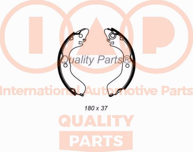 IAP QUALITY PARTS 705-12090 - Комплект тормозных колодок, барабанные autospares.lv