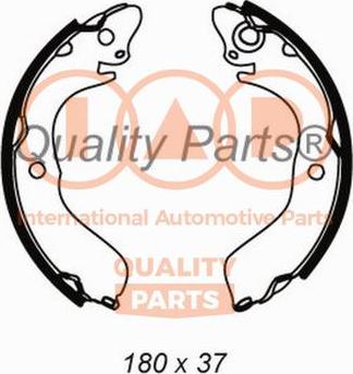 IAP QUALITY PARTS 705-12090 - Комплект тормозных колодок, барабанные autospares.lv