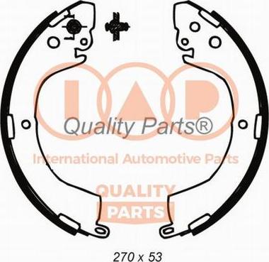 IAP QUALITY PARTS 705-12030 - Комплект тормозных колодок, барабанные autospares.lv