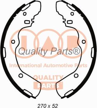 IAP QUALITY PARTS 705-12033 - Комплект тормозных колодок, барабанные autospares.lv