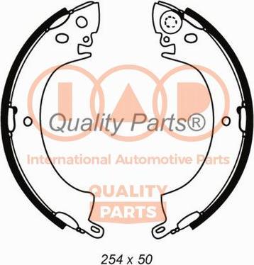 IAP QUALITY PARTS 705-12020 - Комплект тормозных колодок, барабанные autospares.lv