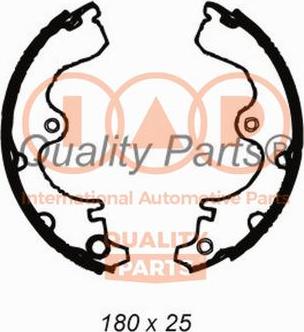 IAP QUALITY PARTS 705-17091 - Комплект тормозных колодок, барабанные autospares.lv