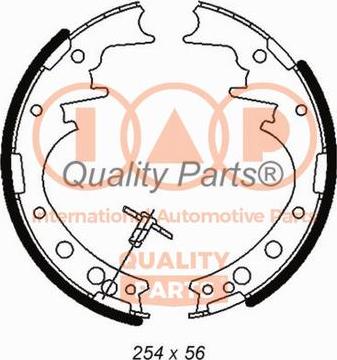 IAP QUALITY PARTS 705-17060 - Комплект тормозных колодок, барабанные autospares.lv