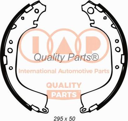 IAP QUALITY PARTS 705-17070 - Комплект тормозных колодок, барабанные autospares.lv