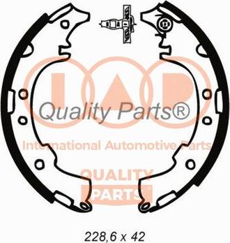 IAP QUALITY PARTS 705-17073 - Комплект тормозных колодок, барабанные autospares.lv