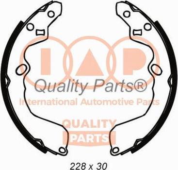 IAP QUALITY PARTS 705-21040 - Комплект тормозных колодок, барабанные autospares.lv