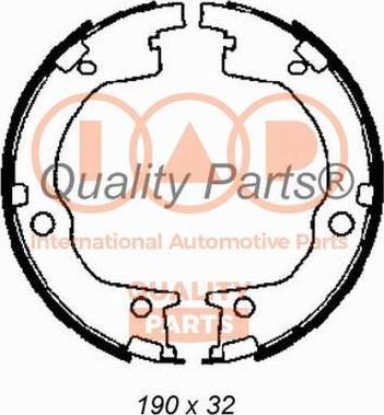 IAP QUALITY PARTS 705-21084 - Комплект тормозов, ручник, парковка autospares.lv