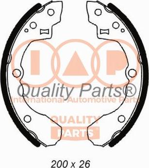 IAP QUALITY PARTS 705-21070 - Комплект тормозных колодок, барабанные autospares.lv