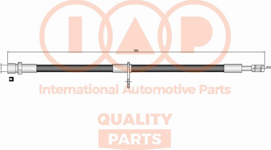 IAP QUALITY PARTS 708-15054 - Тормозной шланг autospares.lv