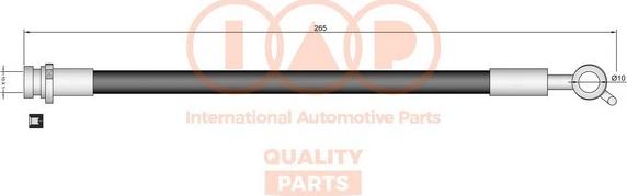 IAP QUALITY PARTS 708-13106 - Тормозной шланг autospares.lv