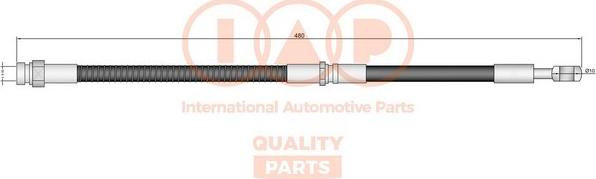 IAP QUALITY PARTS 708-12080 - Тормозной шланг autospares.lv