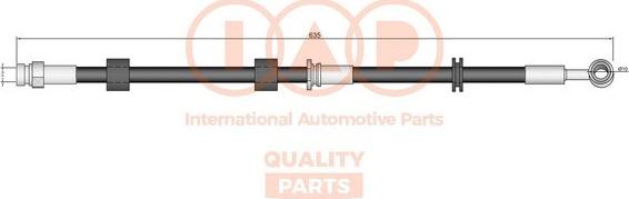 IAP QUALITY PARTS 708-12158 - Тормозной шланг autospares.lv