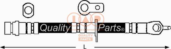 IAP QUALITY PARTS 708-17007 - Тормозной шланг autospares.lv