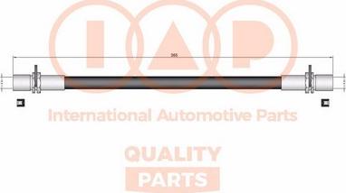 IAP QUALITY PARTS 708-17070 - Тормозной шланг autospares.lv