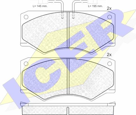 Icer 140563 - Тормозные колодки, дисковые, комплект autospares.lv