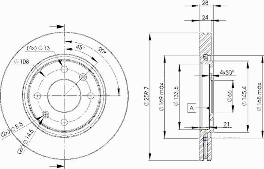 Icer 78BD9406 - Тормозной диск autospares.lv