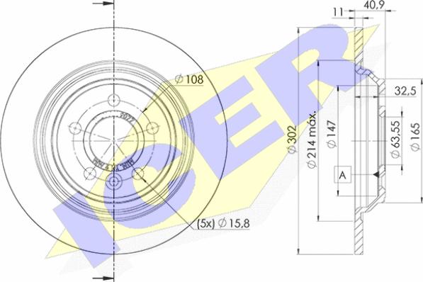 Icer 78BD9077-2 - Тормозной диск autospares.lv