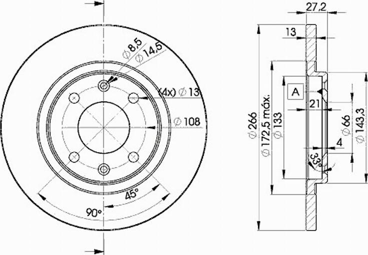 Icer 78BD4692 - Тормозной диск autospares.lv