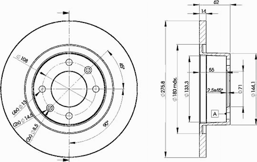 Icer 78BD4754 - Дисковый тормозной механизм, комплект autospares.lv