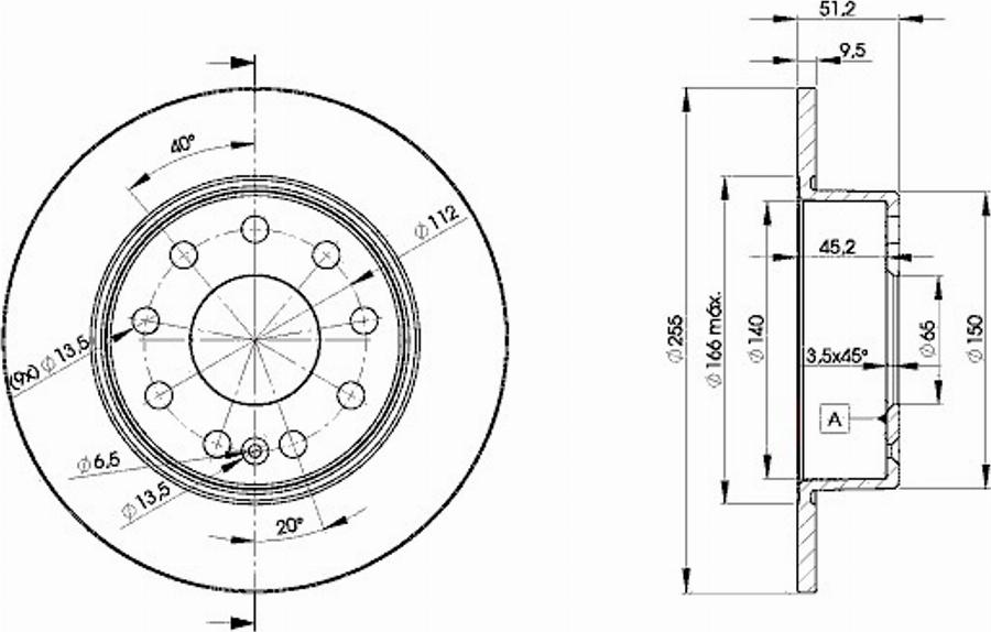 Icer 78BD5616 - Тормозной диск autospares.lv