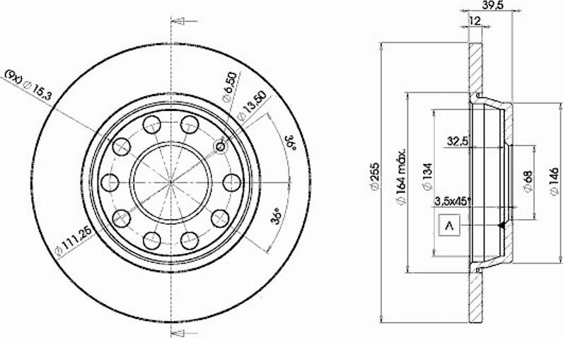 Icer 78BD5309 - Тормозной диск autospares.lv