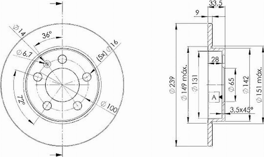 Icer 78BD5311 - Тормозной диск autospares.lv