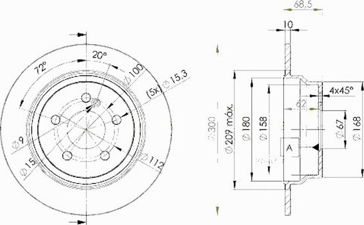 Icer 78BD0413 - Тормозной диск autospares.lv