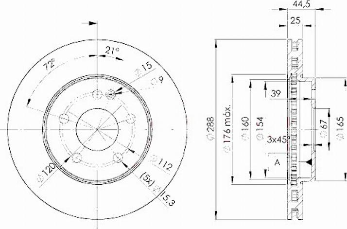 Icer 78BD0117 - Тормозной диск autospares.lv