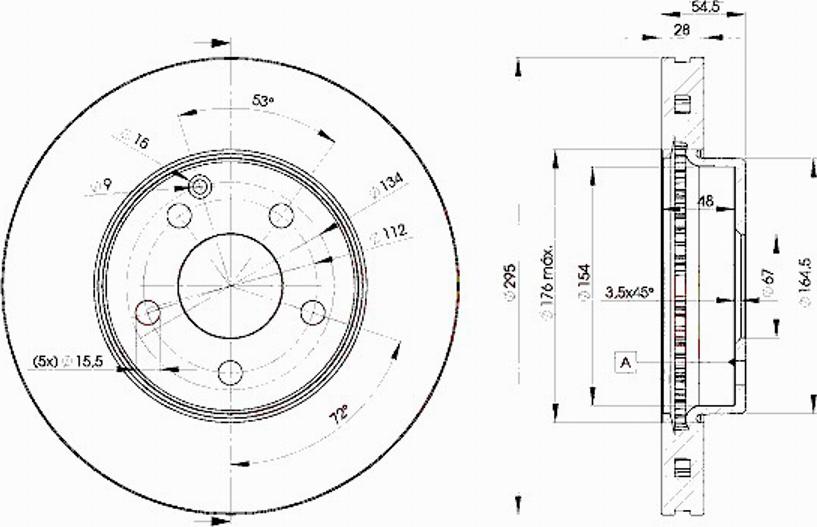 Icer 78BD0812 - Тормозной диск autospares.lv