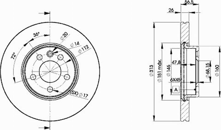 Icer 78BD1530 - Тормозной диск autospares.lv