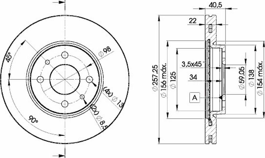 Icer 78BD1650 - Тормозной диск autospares.lv