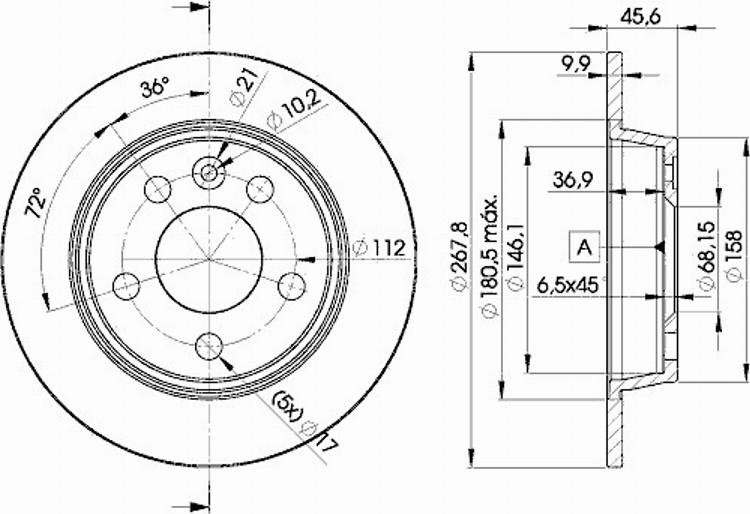 Icer 78BD1094 - Тормозной диск autospares.lv