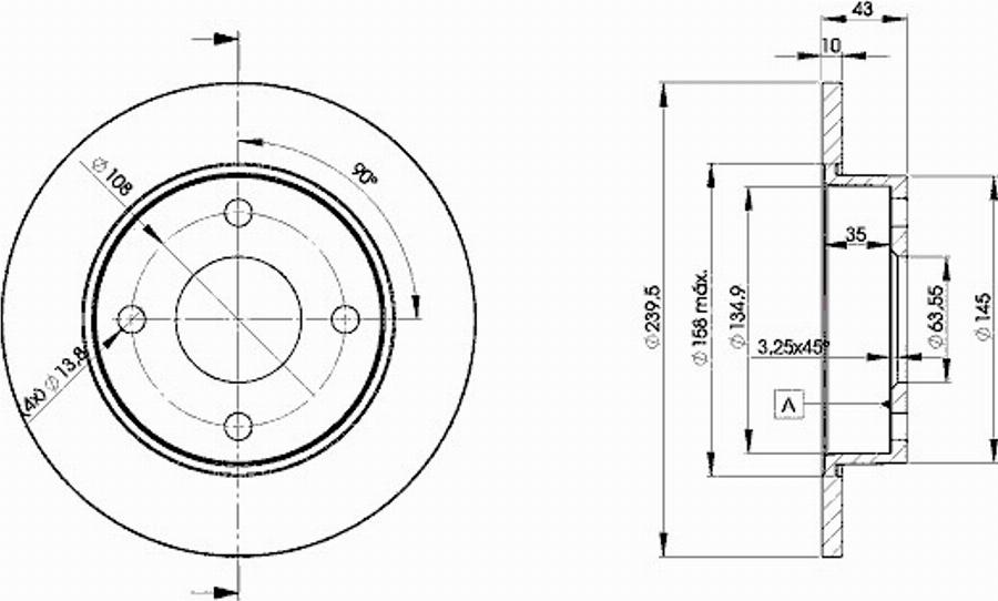 Icer 78BD1063 - Тормозной диск autospares.lv