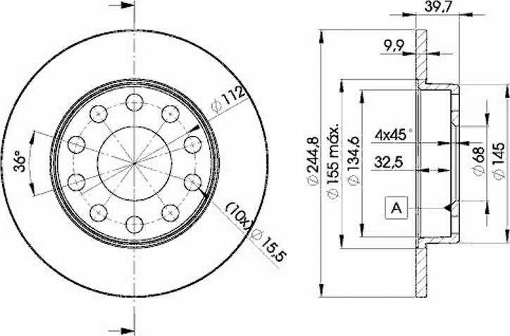 Icer 78BD3637 - Тормозной диск autospares.lv