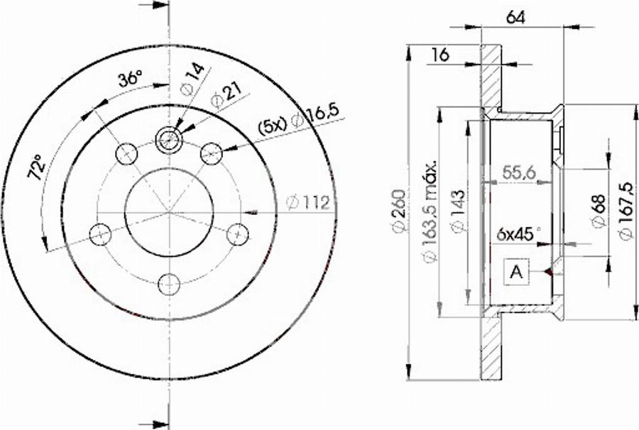 Icer 78BD3013 - Тормозной диск autospares.lv