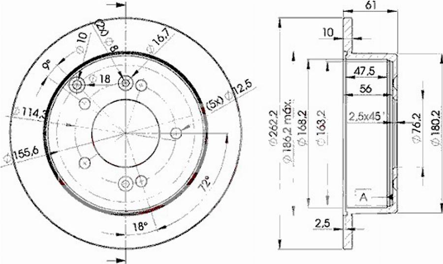 Icer 78BD2905 - Тормозной диск autospares.lv