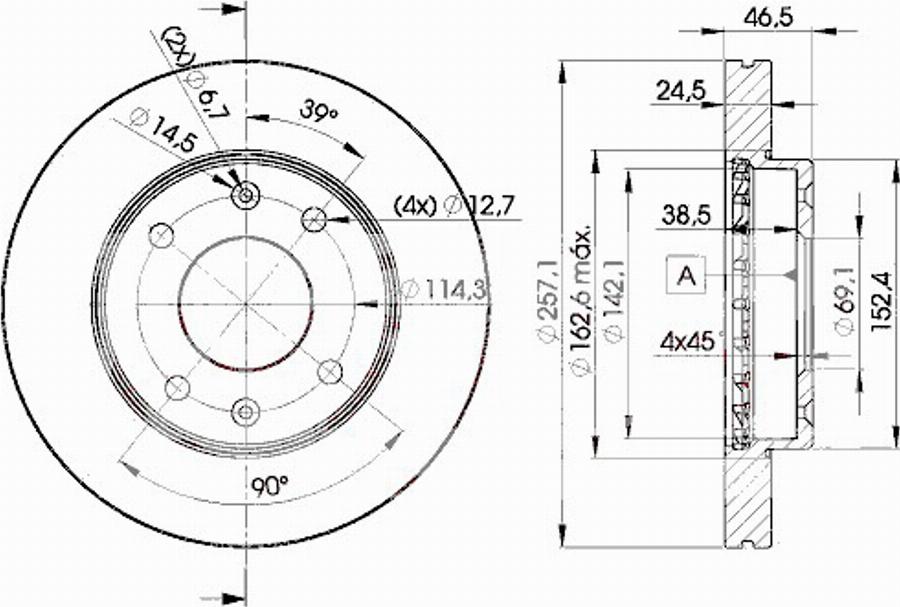 Icer 78BD2902 - Тормозной диск autospares.lv