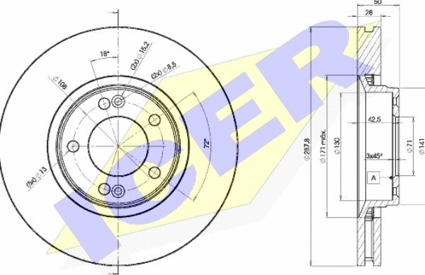 Magneti Marelli 353610931240 - Тормозной диск autospares.lv