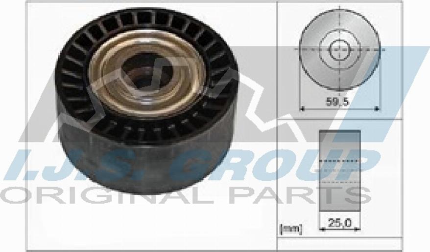 IJS 93-1106 - Ролик, поликлиновый ремень autospares.lv