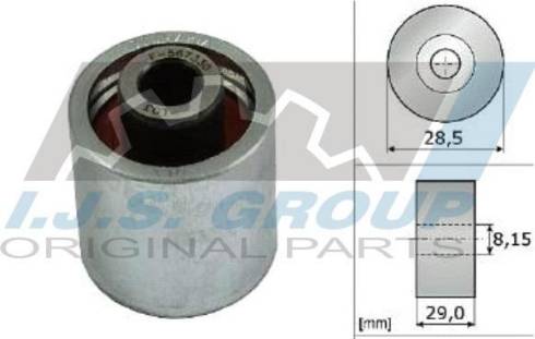 IJS GROUP 93-1999 - Направляющий ролик, зубчатый ремень ГРМ autospares.lv