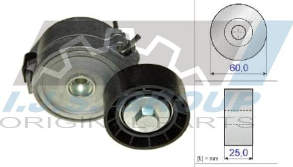 IJS GROUP 93-1492 - Натяжитель, поликлиновый ремень autospares.lv