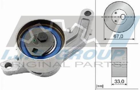 IJS GROUP 93-1867 - Натяжной ролик, зубчатый ремень ГРМ autospares.lv