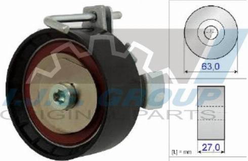 IJS GROUP 93-1870 - Натяжной ролик, зубчатый ремень ГРМ autospares.lv