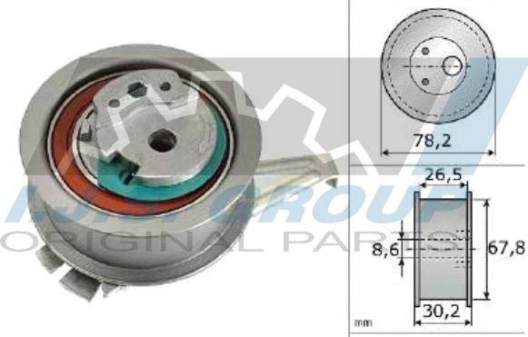 IJS GROUP 93-1873 - Натяжной ролик, зубчатый ремень ГРМ autospares.lv