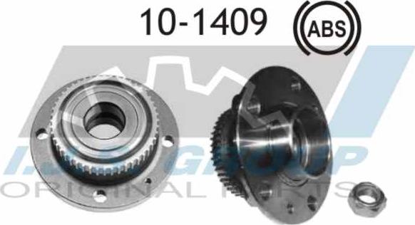 IJS GROUP 10-1409 - Подшипник ступицы колеса, комплект autospares.lv